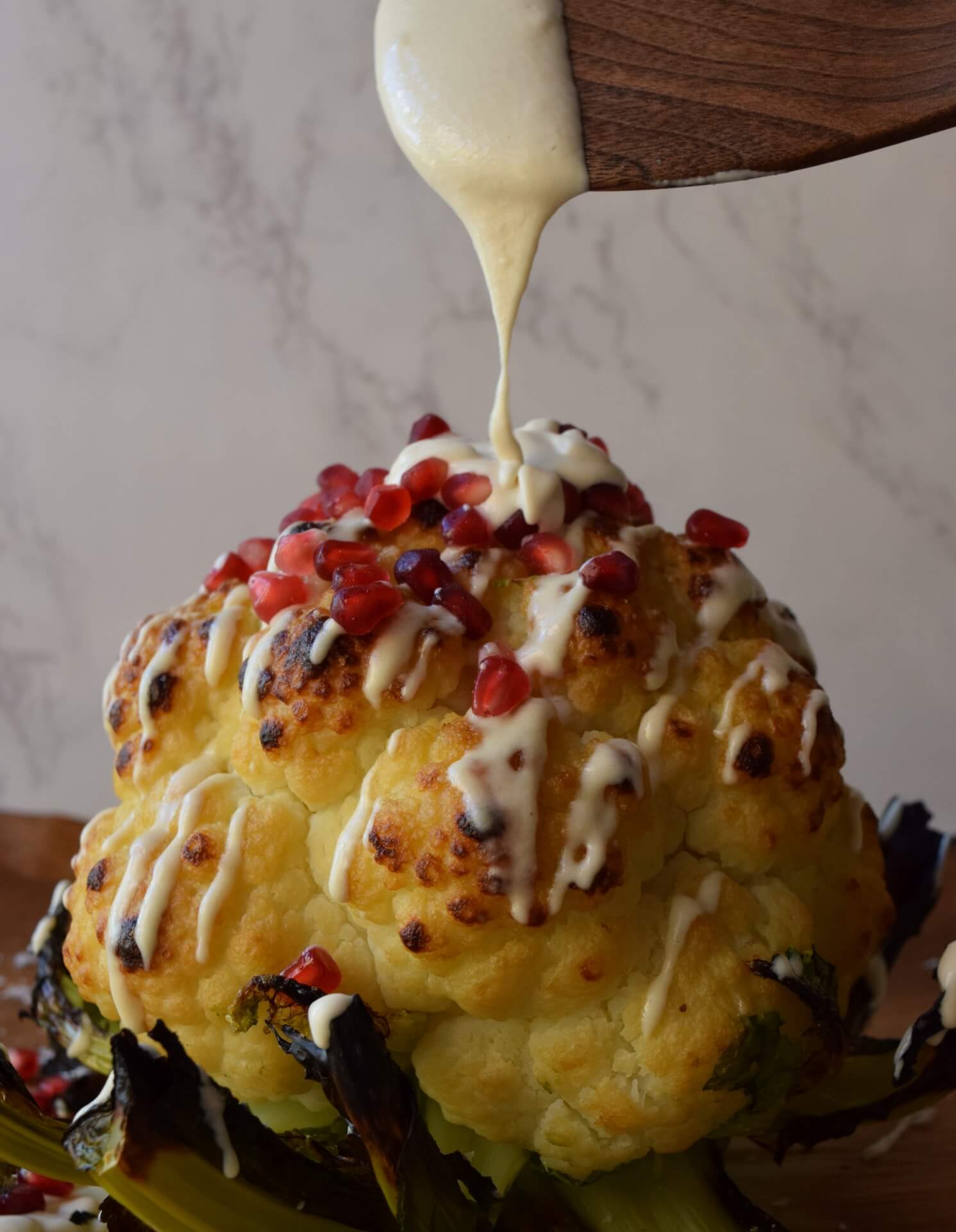 Couscous with Chickpeas, Cauliflower and Mint - sides & salads recipe by Carolyn Cohen