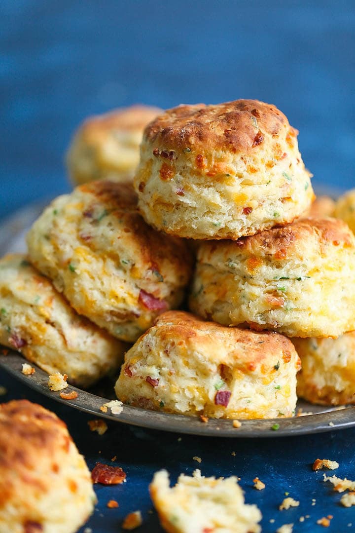 Cheesy Cheddar and Chive Biscuits - recipe by Carolyn Cohen