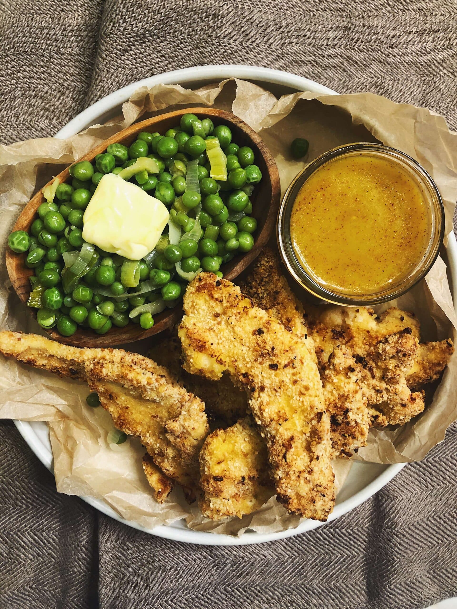 Popcorn Chicken Bites with Chipotle Honey Mustard - chicken & turkey recipe by Carolyn Cohen
