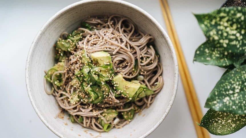 Cold Sesame Soba Salad