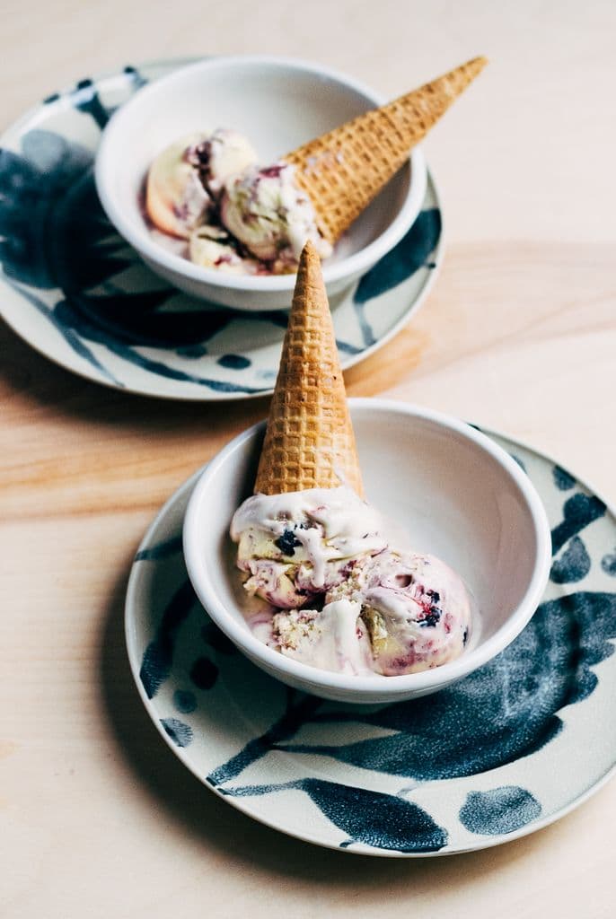 Fastest Individual Blueberry Swirl Cheesecake Bites