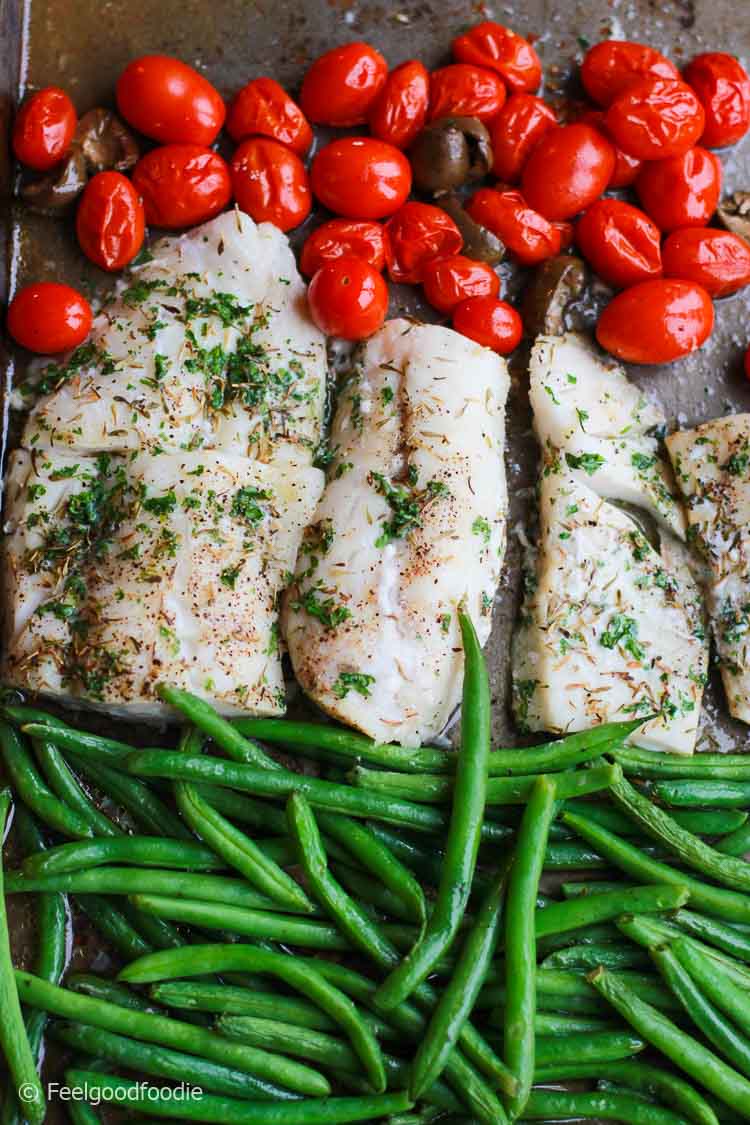 Green and White Bean Salad with Cherry Tomatoes