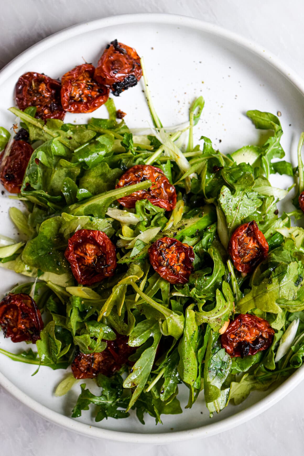Grilled Swordfish with Tomatoes and Salsa Verde