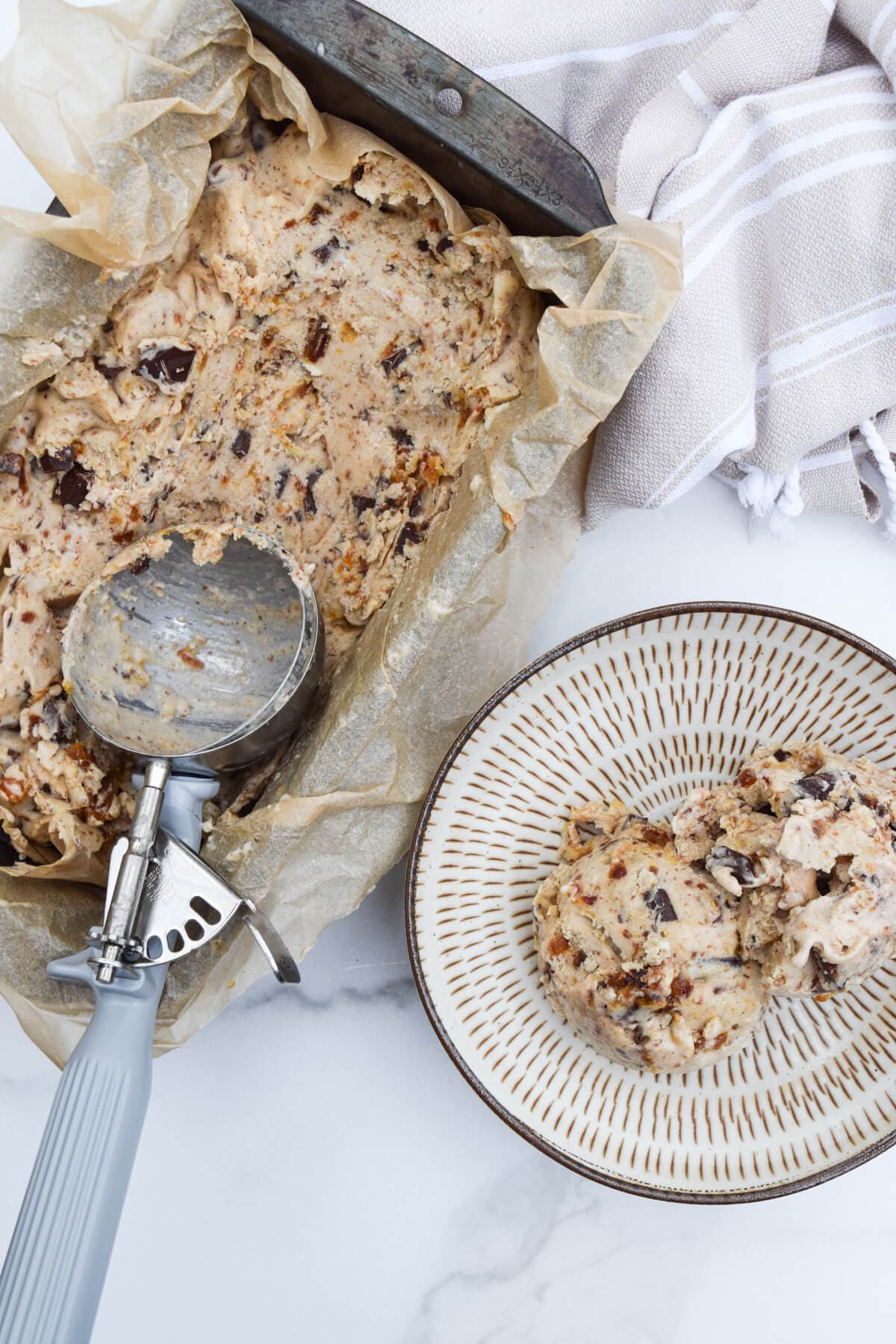 Herbed Lentils with Haloumi and Yellow Tahini