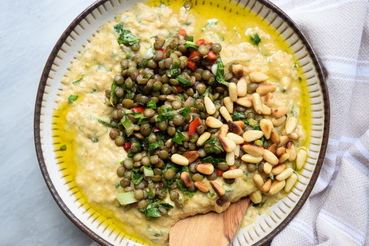 Grilled Marinated Eggplant with Onion - recipe by Carolyn Cohen