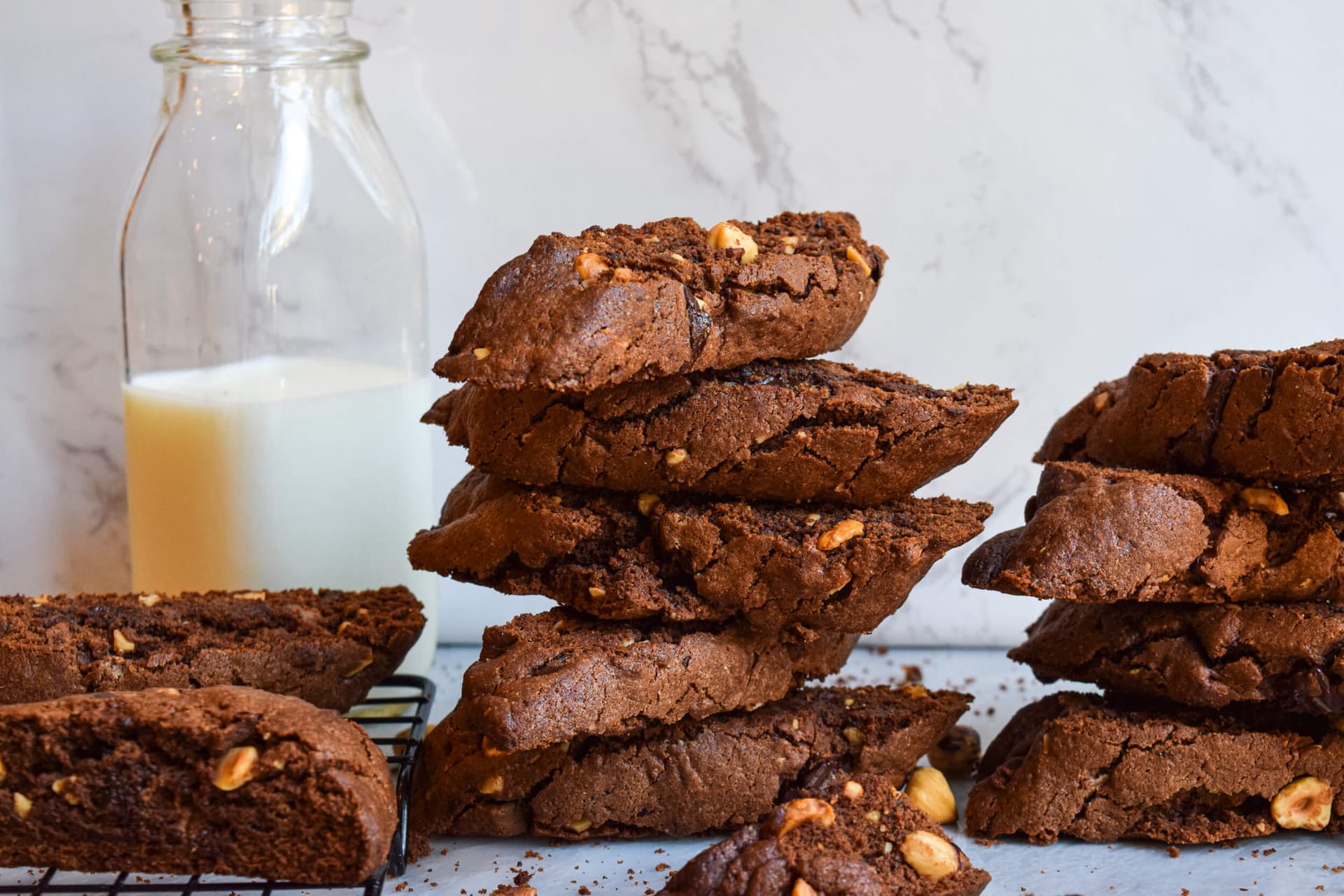 Triple Threat Chocolate Biscotti