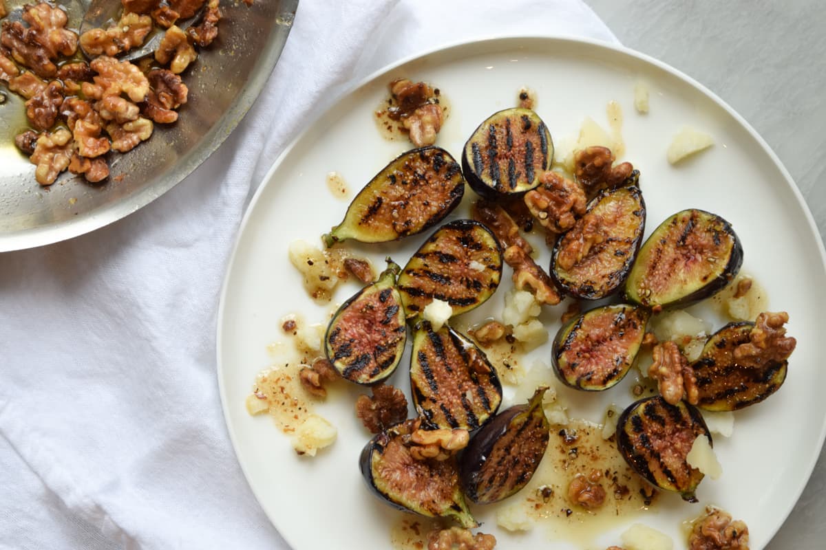 Endive Leaves | Charred Figs | Manchego | Honeyed Walnuts