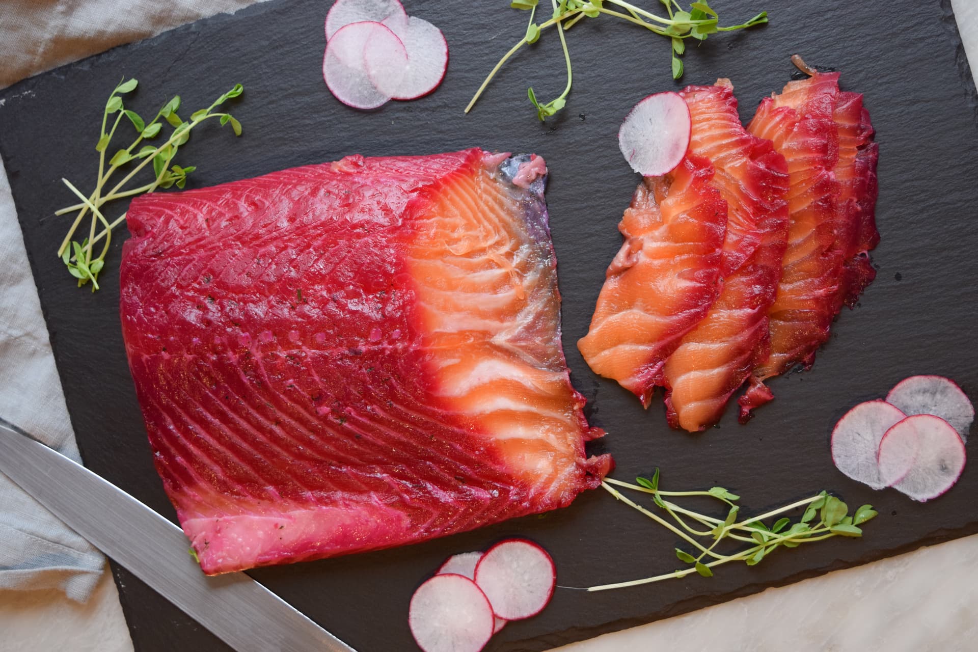 Beet Root Gravlax