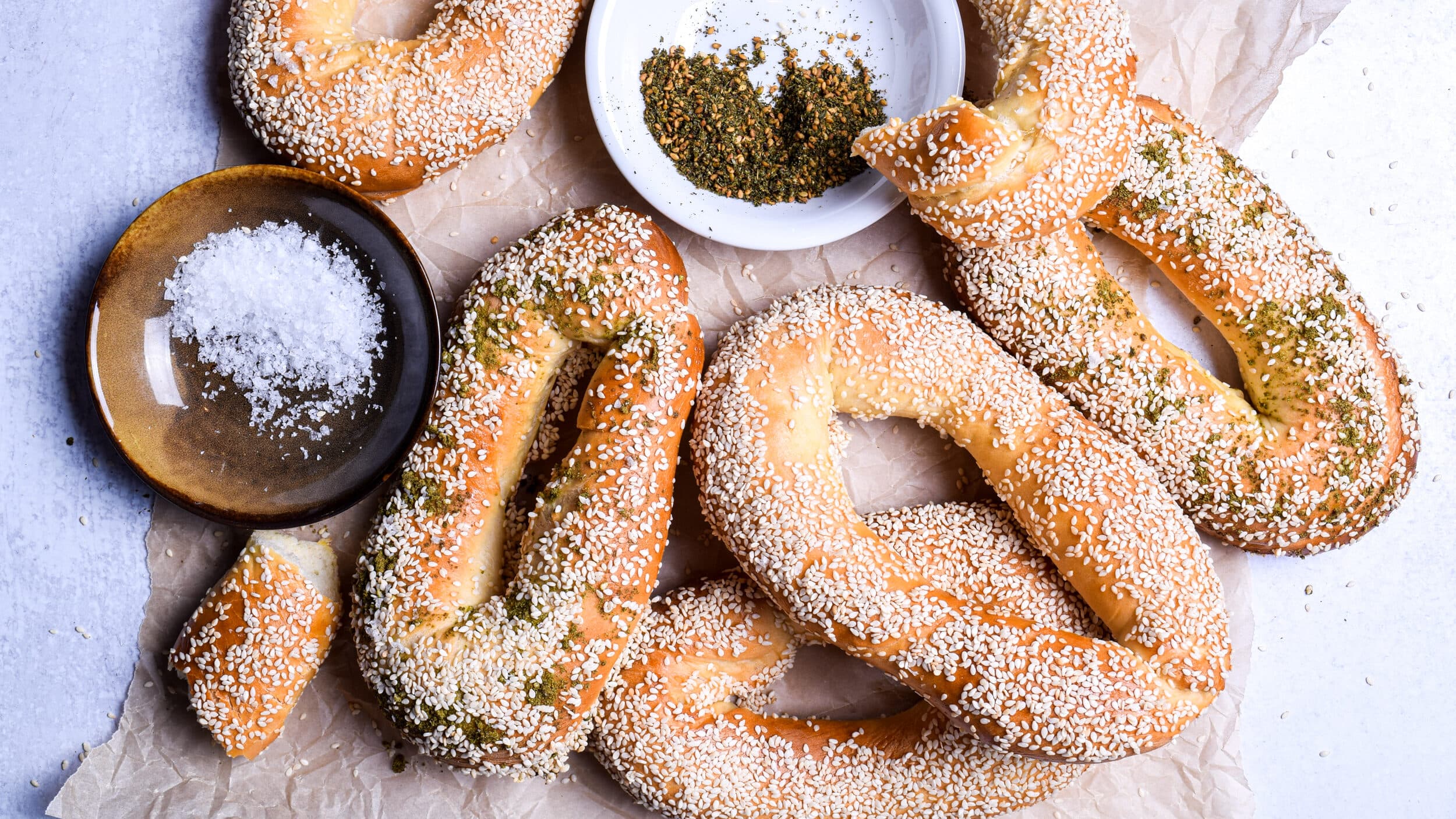Jerusalem Bagels with Za’atar - recipe by Carolyn Cohen