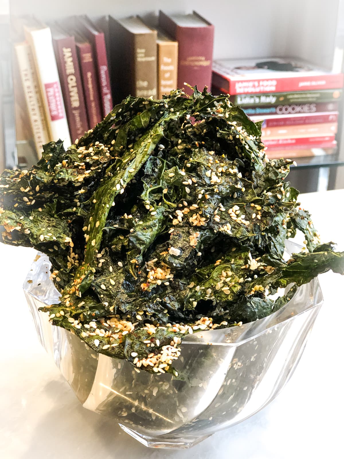 Sweet and Spicy Kale Chips