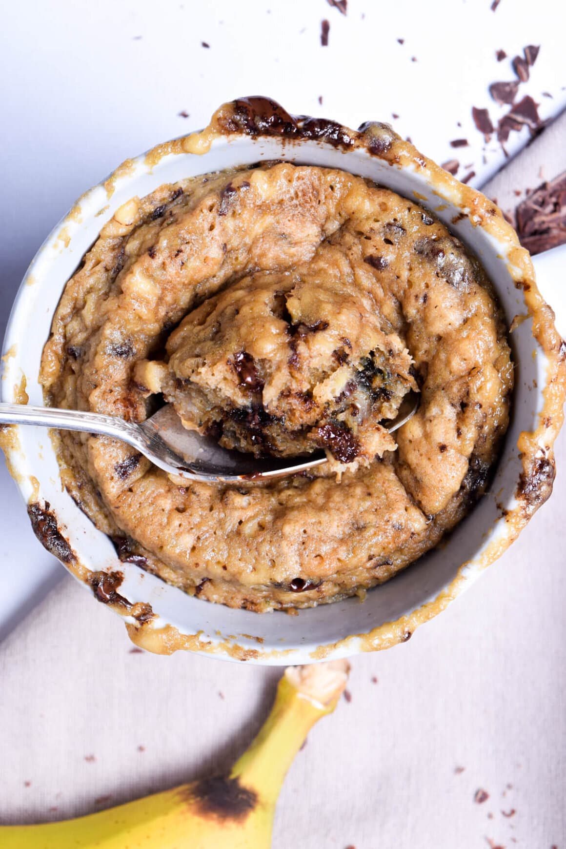 Tahini Banana Mug Cake