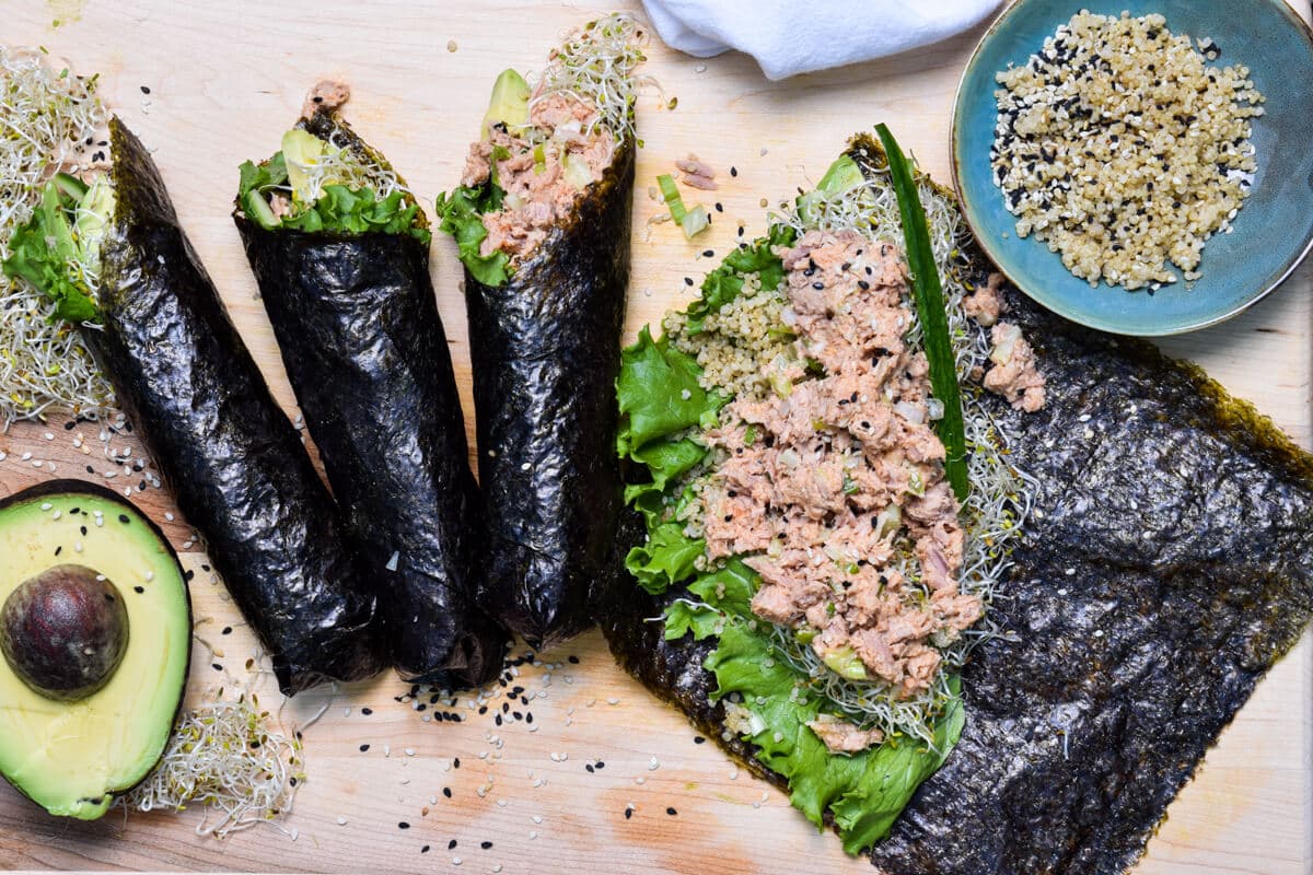 Quinoa Temaki - sides & salads recipe by Carolyn Cohen