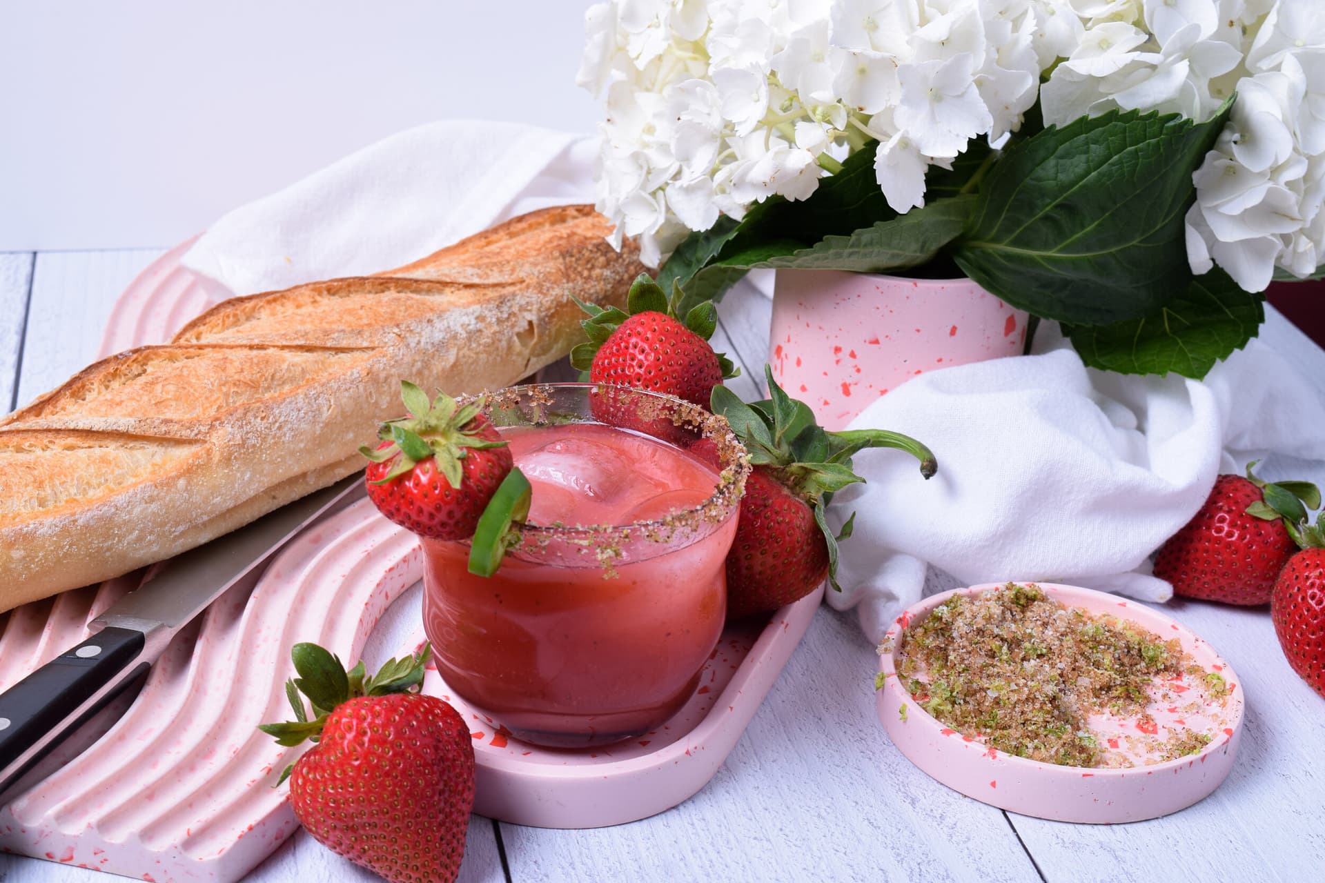 Kickin’ Strawberry Margarita