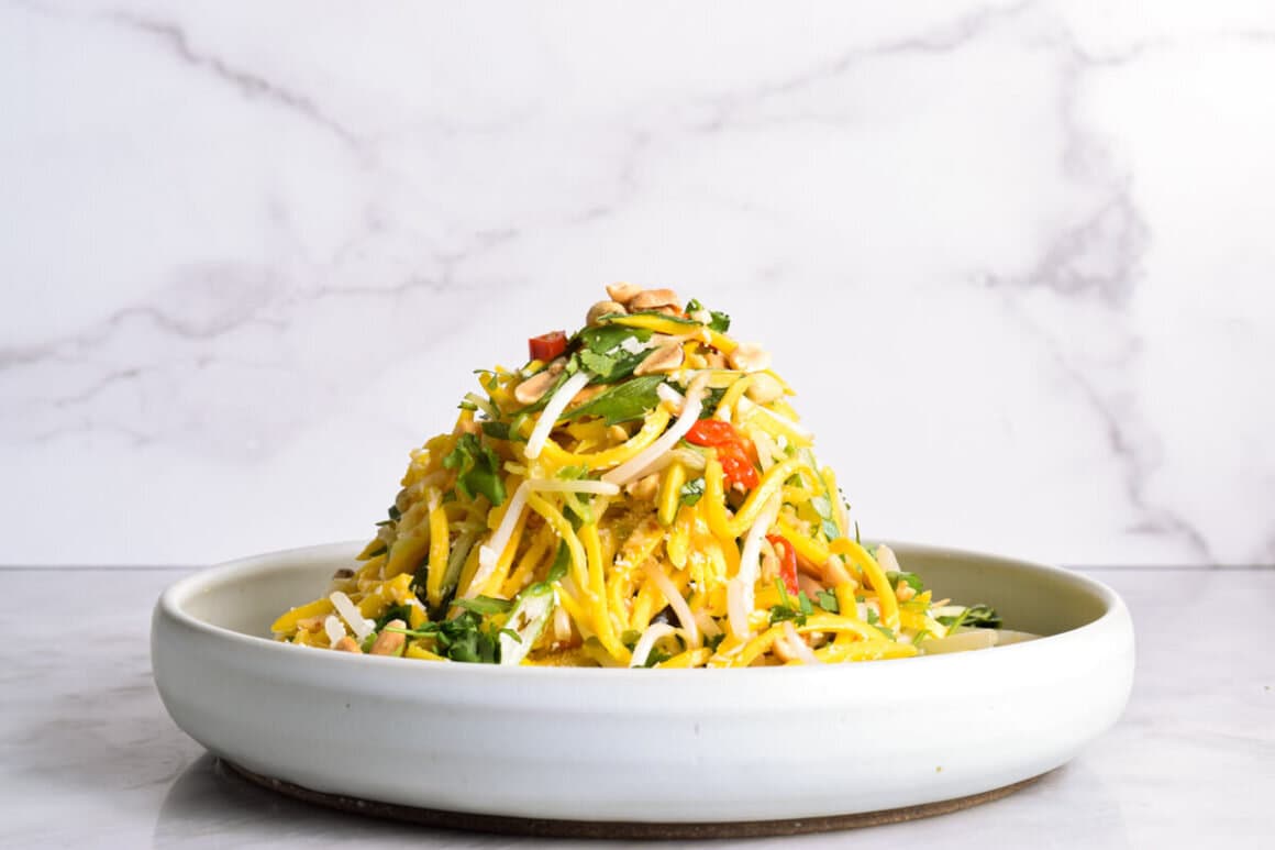 Thai Green Mango Salad with Apple