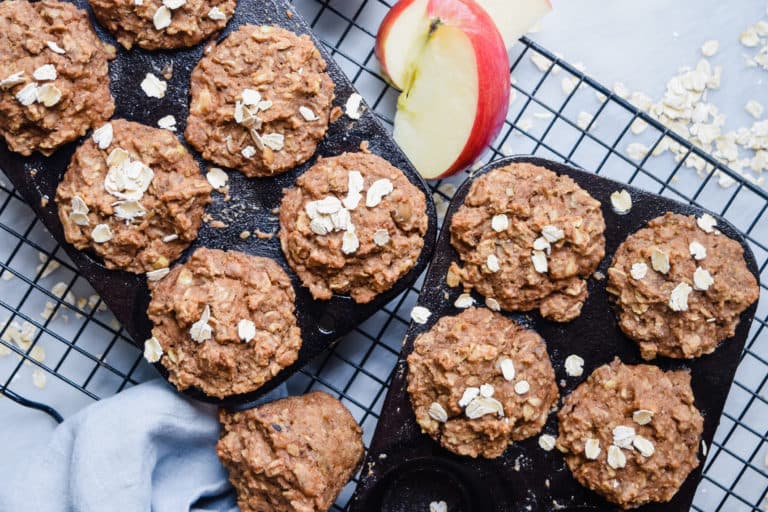 High Protein Apple Muffin