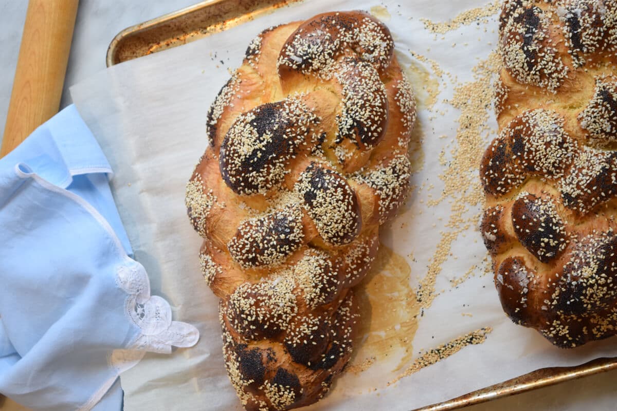 Sweet Challah Streusel Topping